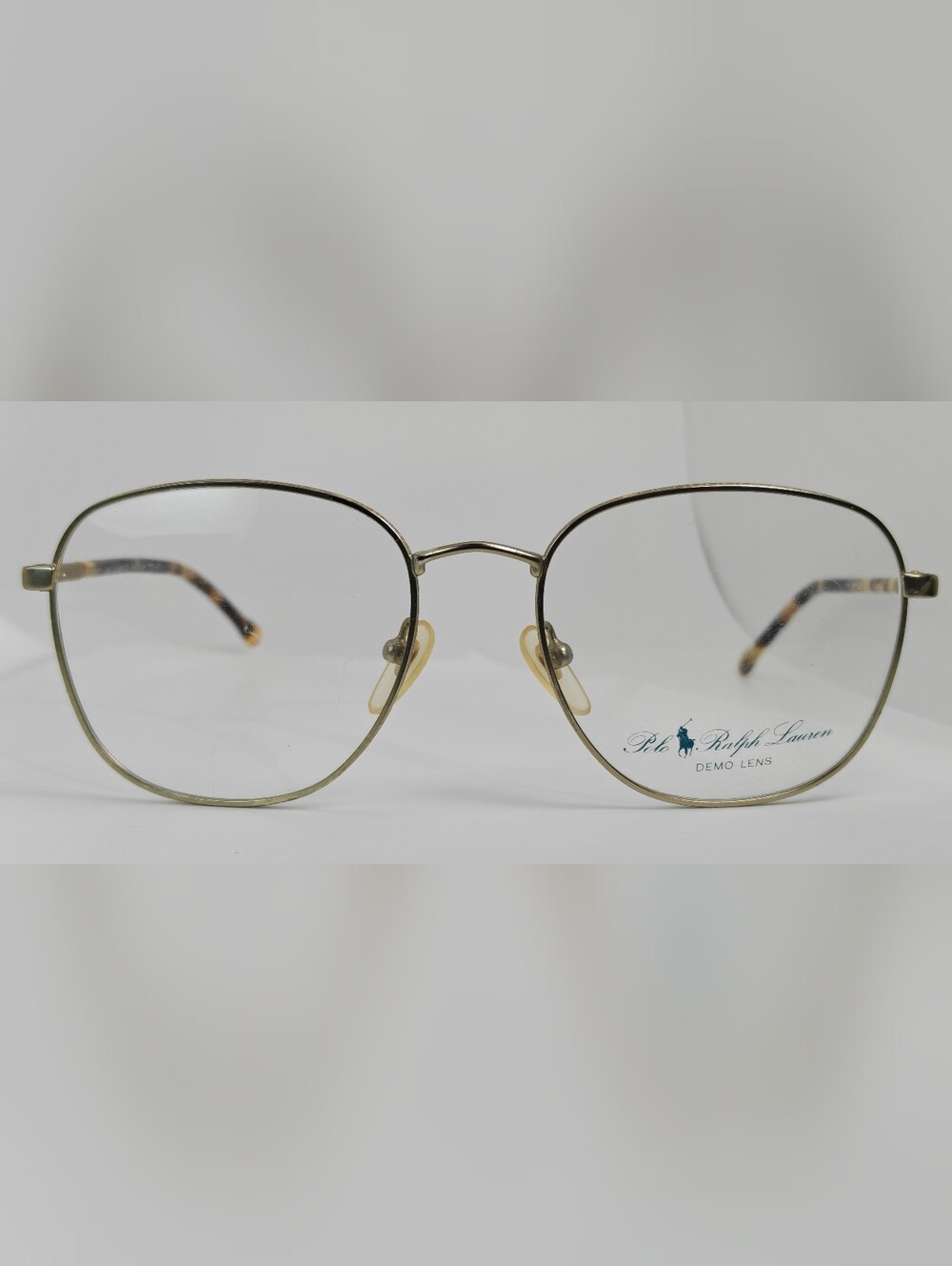 Polo. Ralph Lauren Classic 67. Gold-Tone Metal Eyeglass Frames. Italy